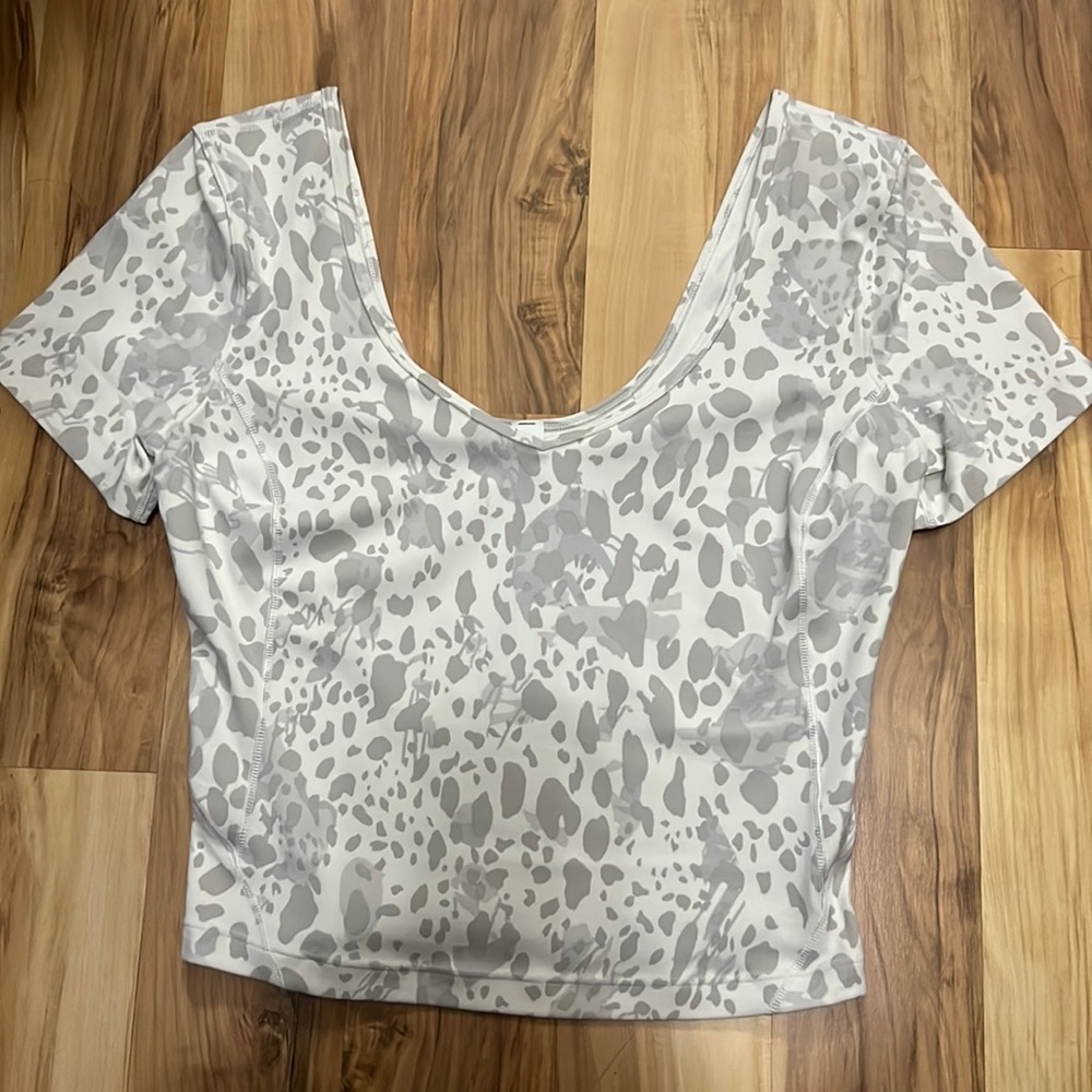 Leopard Lululemon Align Tee